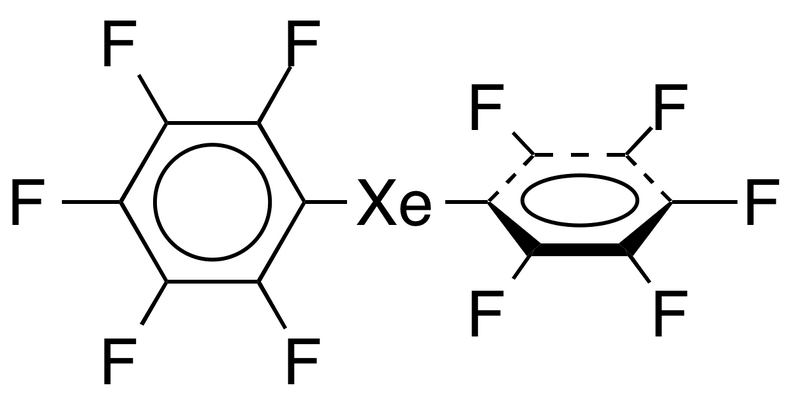 Fájl:Bis(pentafluorophenyl)xenon conformation.png