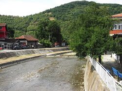 A Pcsinya folyó Trgovištenél