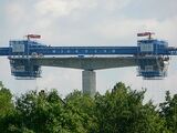 A kőröshegyi völgyhíd építése