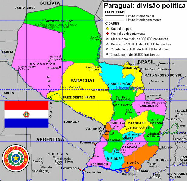Fájl:Mapa do Paraguai.gif