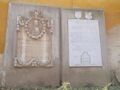 Kőszeg - Az egykori bencés gimnázium emléktáblája őrzi a nevét