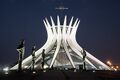 Cathedral of Brasilia (Építész: Oscar Niemeyer, 1960)